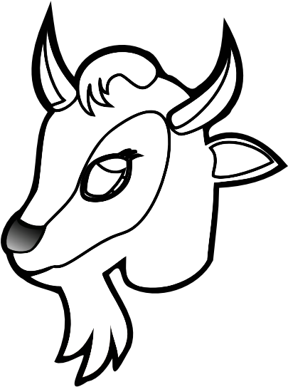 Goat Face Clipart Color 2 - Cau Lac Bo Bong Da - Png Download (555x555), Png Download