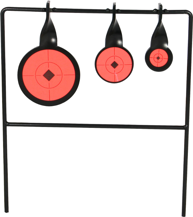 Triple Spinner Target - Metal Target Clipart (720x720), Png Download