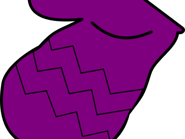 Glove Clipart Purple Snowflake - Png Download (640x480), Png Download