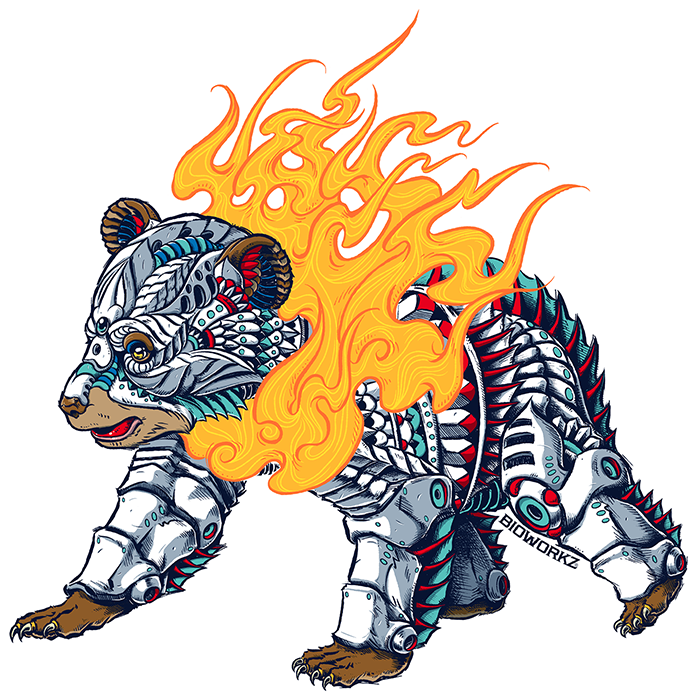 Robocub Sticker - Sticker Clipart (697x700), Png Download