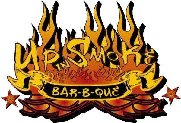 Up In Smoke Bbq Clipart (600x600), Png Download