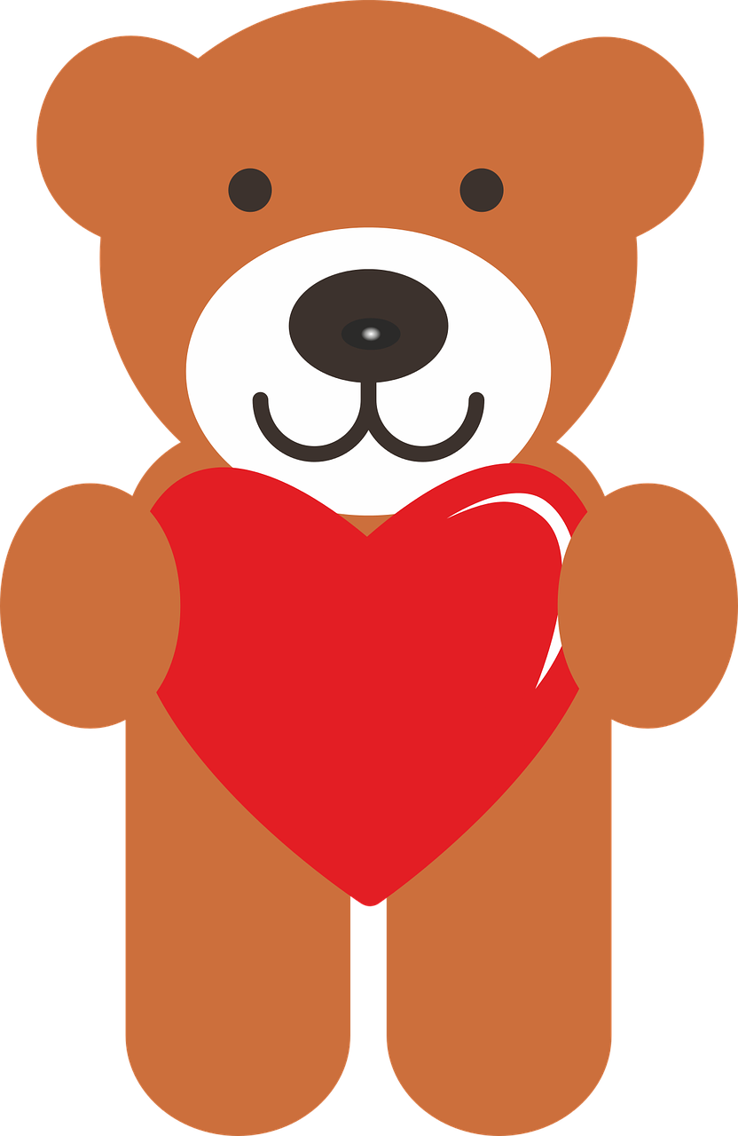 Bear,14,february,free Clipart (832x1280), Png Download