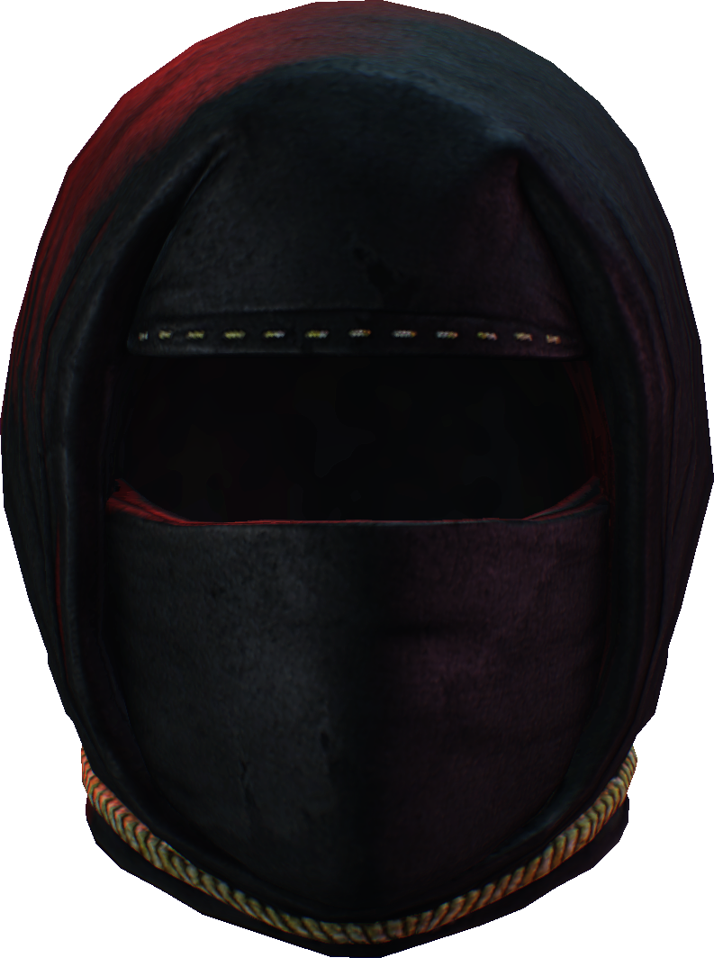 Kuro Zukin - Ninja Mask No Background Clipart (793x1064), Png Download