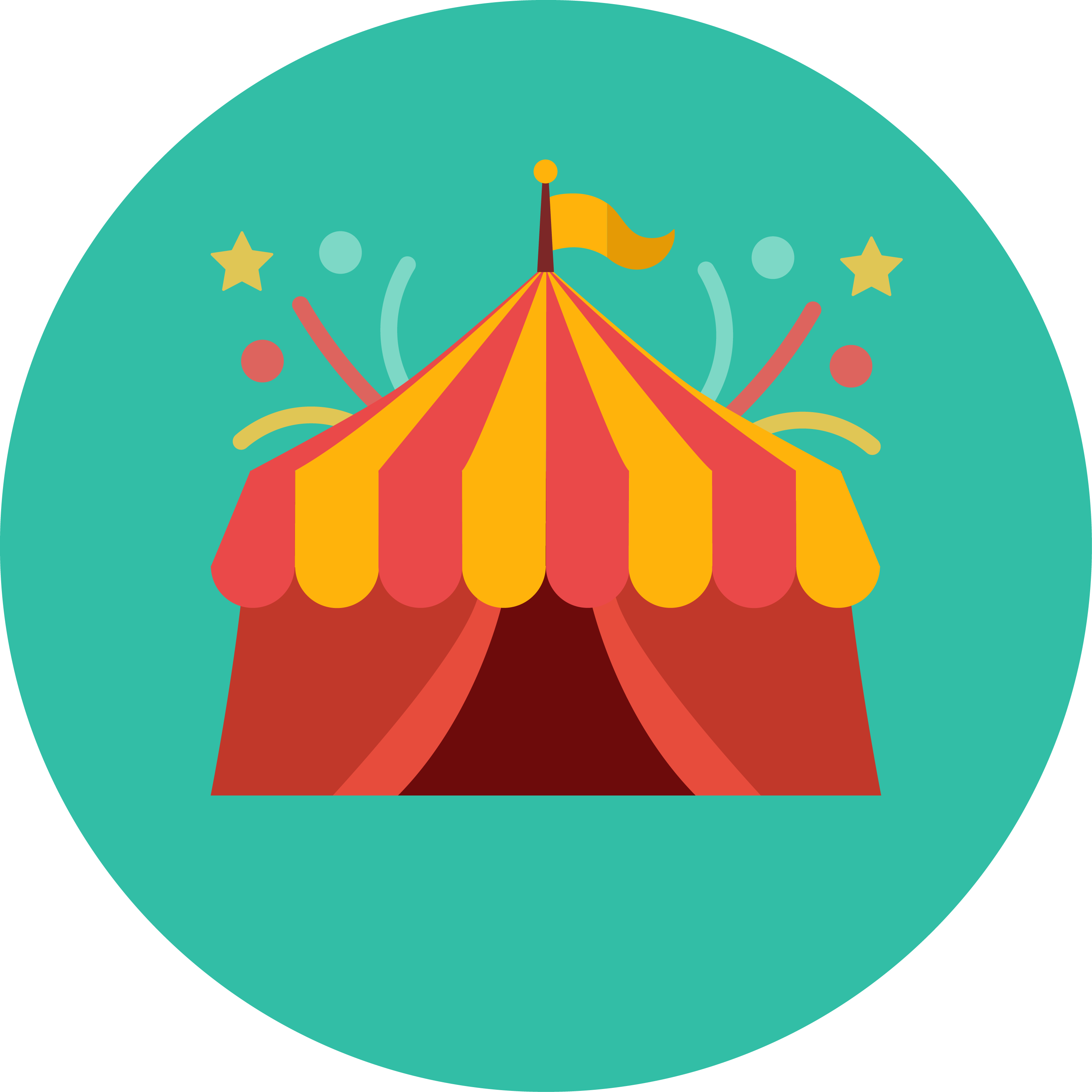 Event Management - Circus Icon Clipart (2917x2917), Png Download