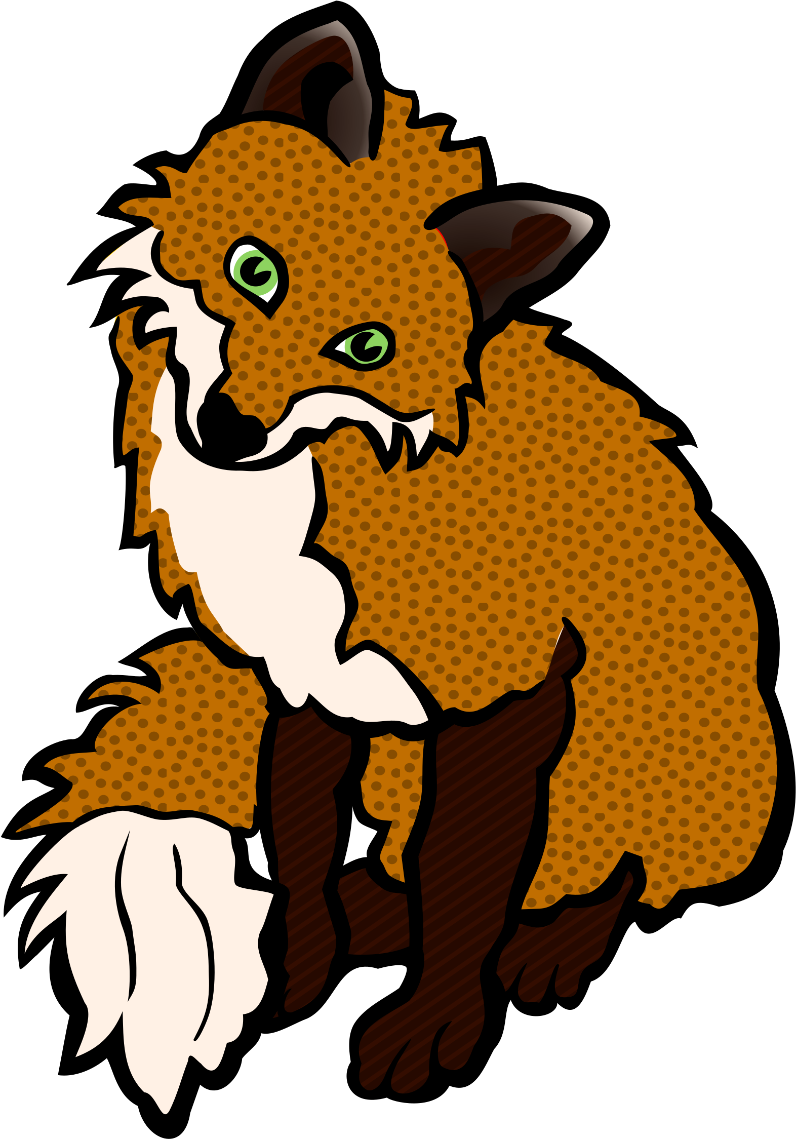 Red Fox Arctic Fox T-shirt Color - Na Anijoi Wesa Anida Ale Jitaga Usdi / Jalagi-yonega Clipart (633x749), Png Download