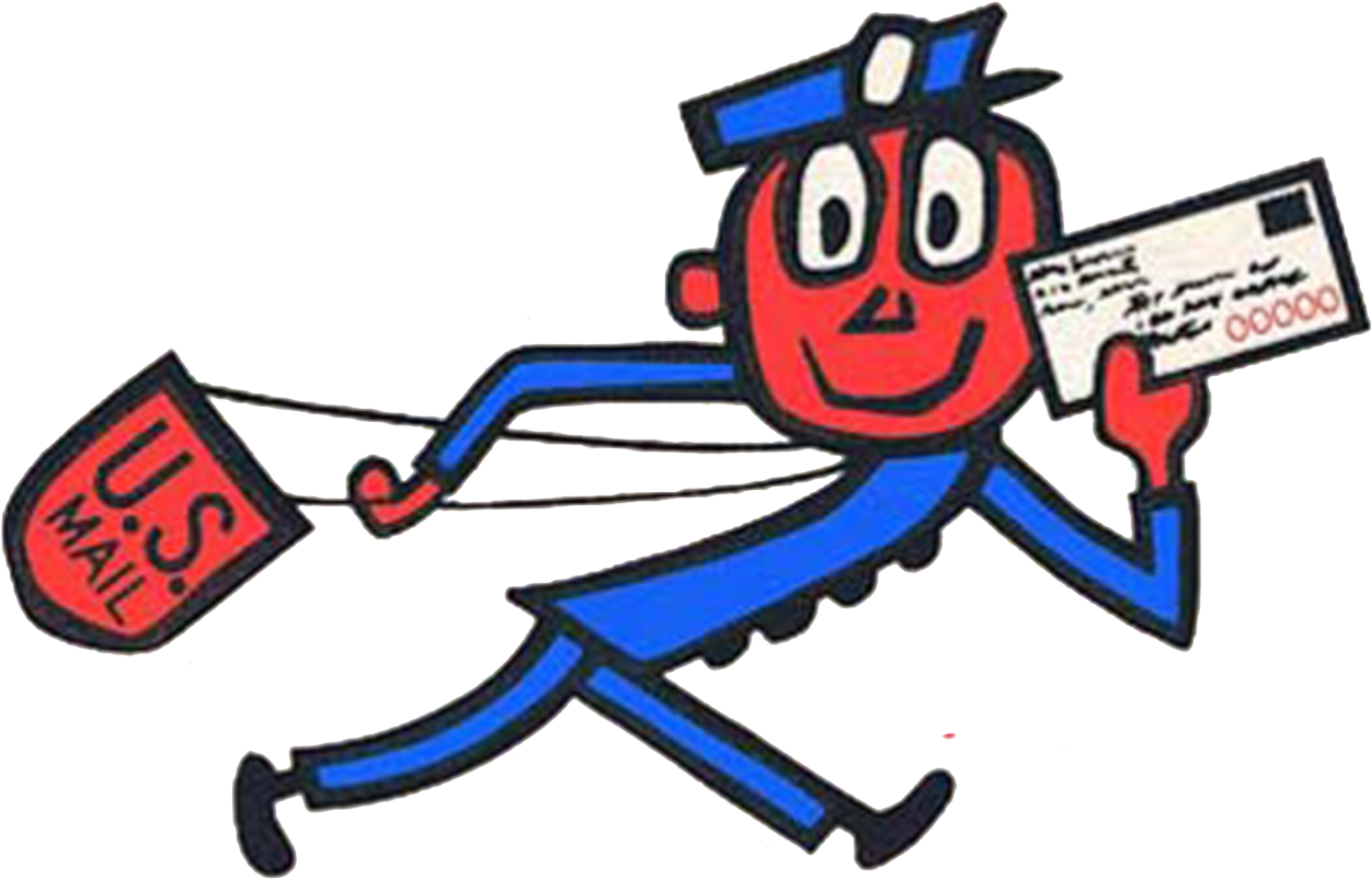 Cold Clipart Temperature Change - Us Post Office Mascot - Png Download (1258x868), Png Download