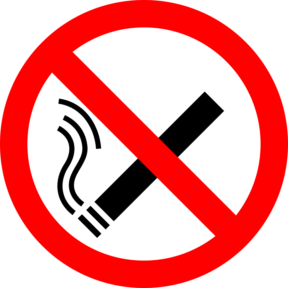 No Smoking Png - Но Смокинг Clipart (1000x1000), Png Download