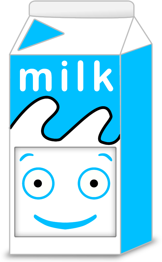 Milky 300dpi - Blur Milk Carton Transparent Clipart (649x902), Png Download