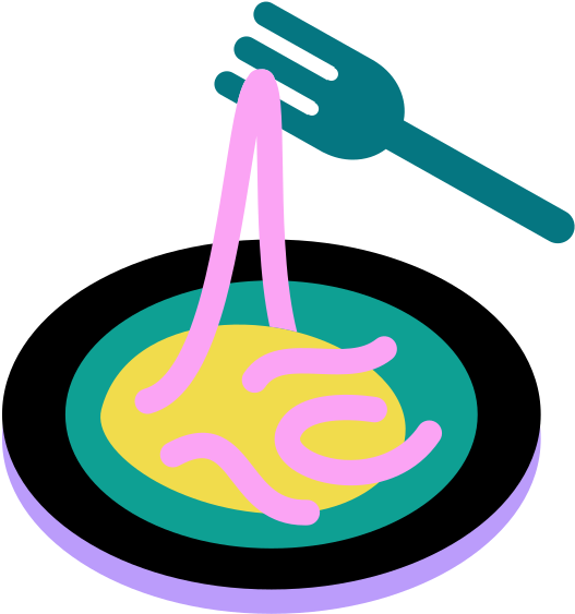 U 1 F 35 D Spaghetti Clipart (568x568), Png Download