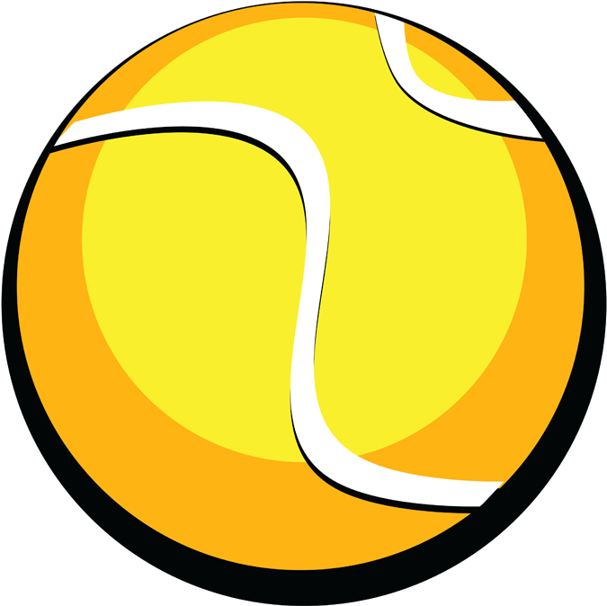 Reflection On Sport - Tennis Clipart (716x675), Png Download