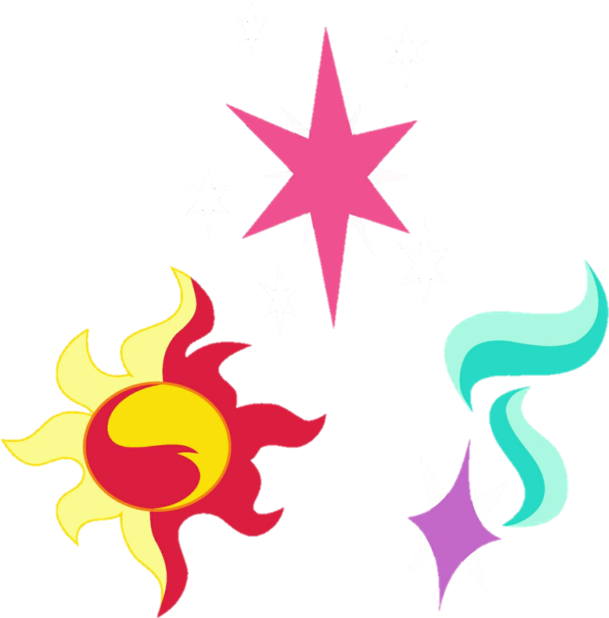 Mandash1996, Cutie Mark, Cutie Mark Only, Editor - Cutie Mark Princess Celestia Clipart (983x983), Png Download