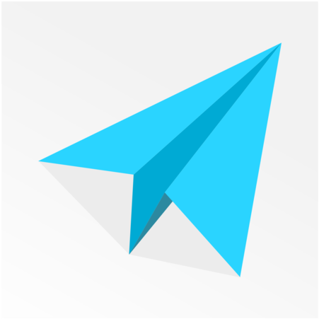 Airplane Paper Plane Computer Icons Flight - Blue Paper Airplane Clipart - Png Download (530x750), Png Download