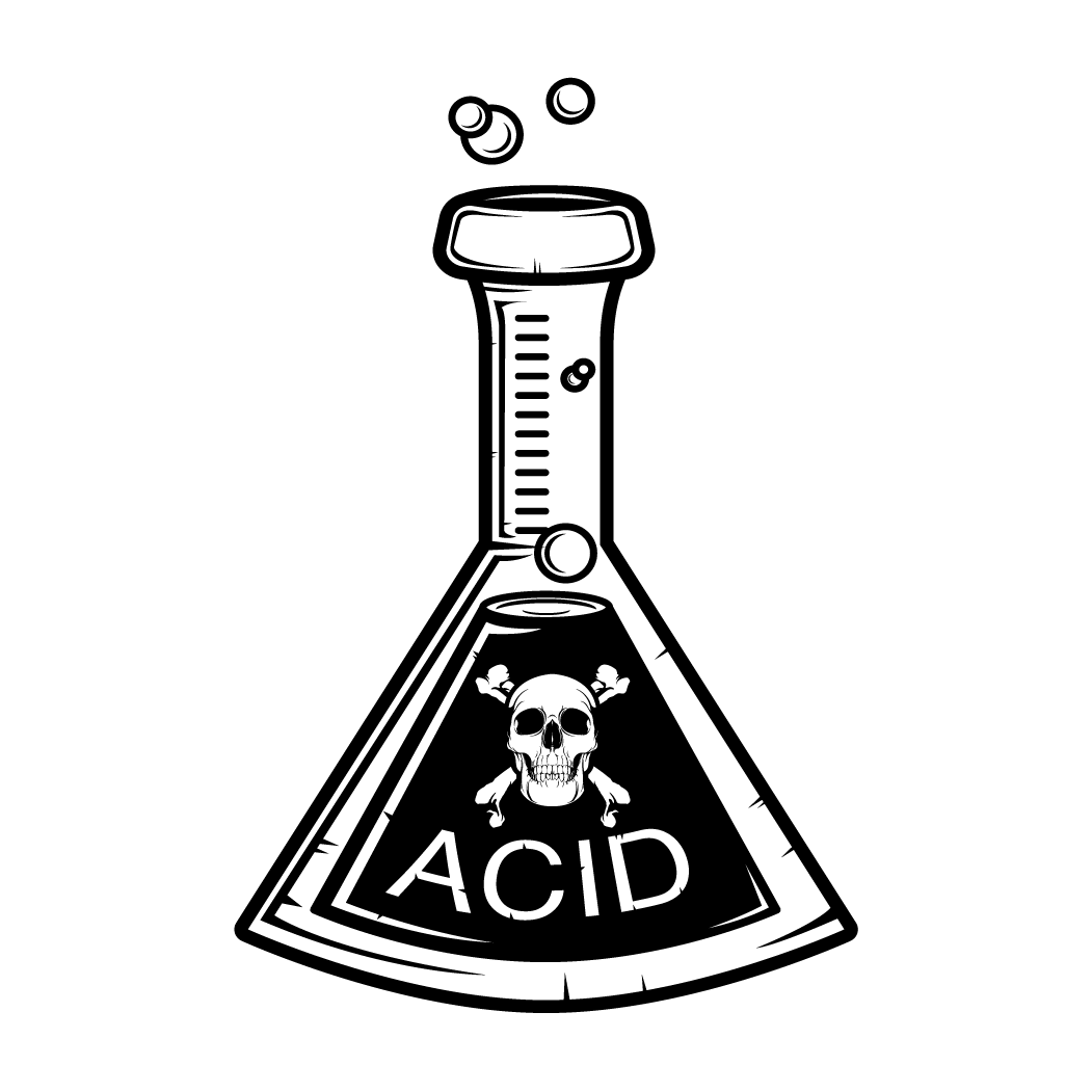 Jpg Download Of Comic Decal Photomal - Acid Bottle Cartoon Png Clipart (1051x1051), Png Download