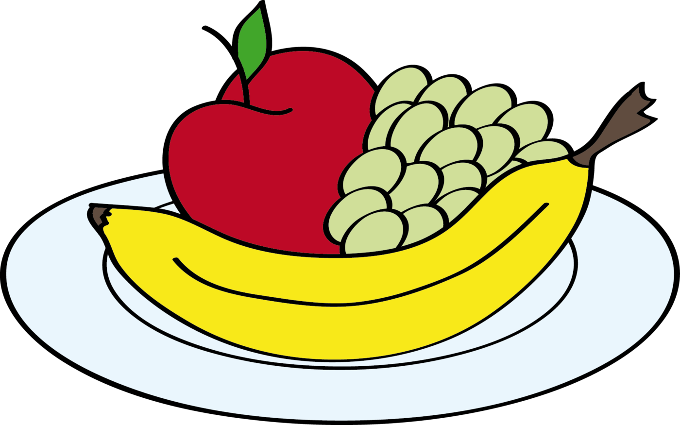 Ein Teller Mit Obst Fruhstuck Clipart Png Download Full Size Clipart 192800 Pinclipart