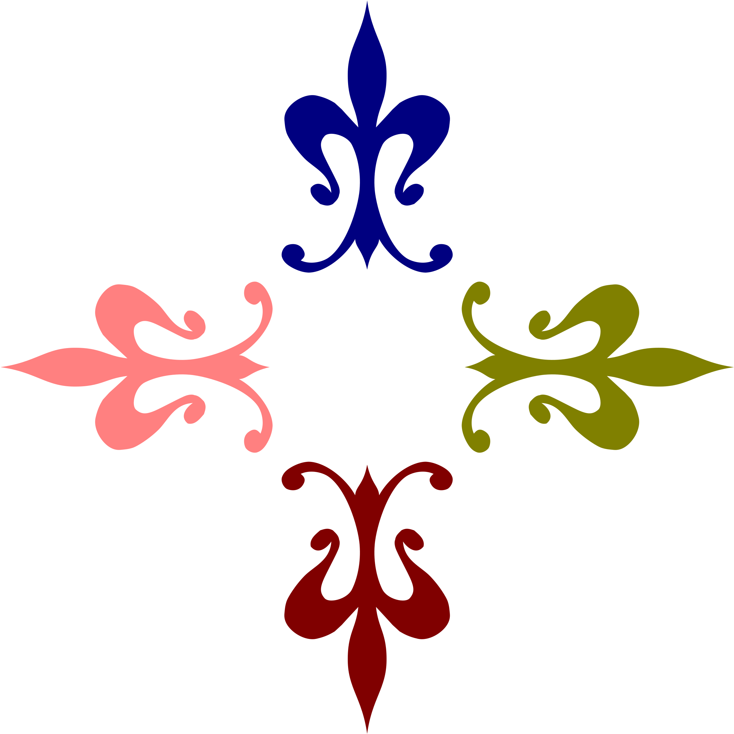 Forestgreen Coloured Ornaments Png Images - Decorative Colourful Clip Art Transparent Png (600x600), Png Download