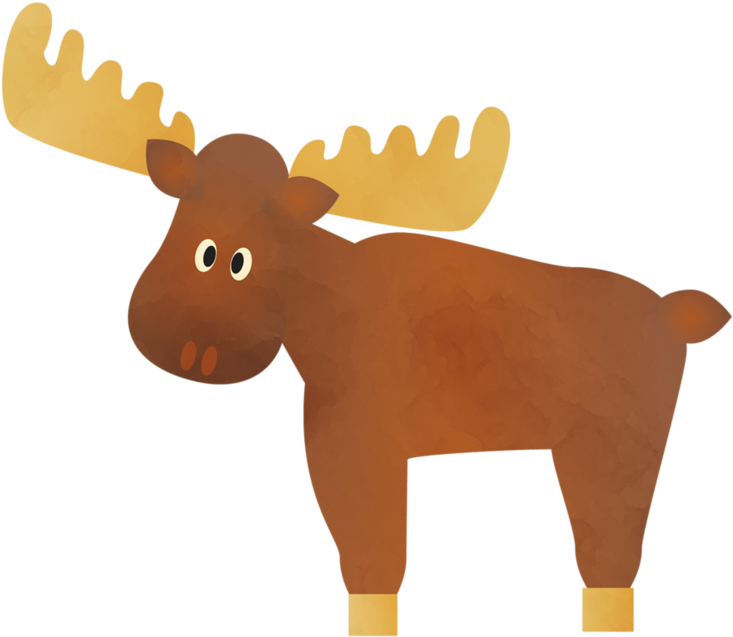 Moose Clipart (800x691), Png Download