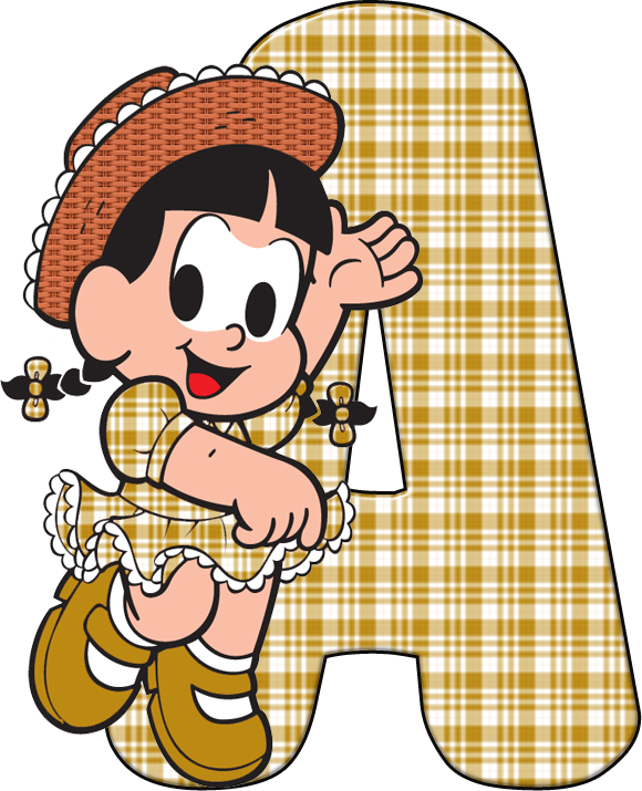 Visit - Alfabeto Turma Do Chico Bento Clipart (580x715), Png Download