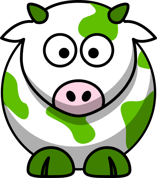 Cartoon Cow Clipart (528x598), Png Download