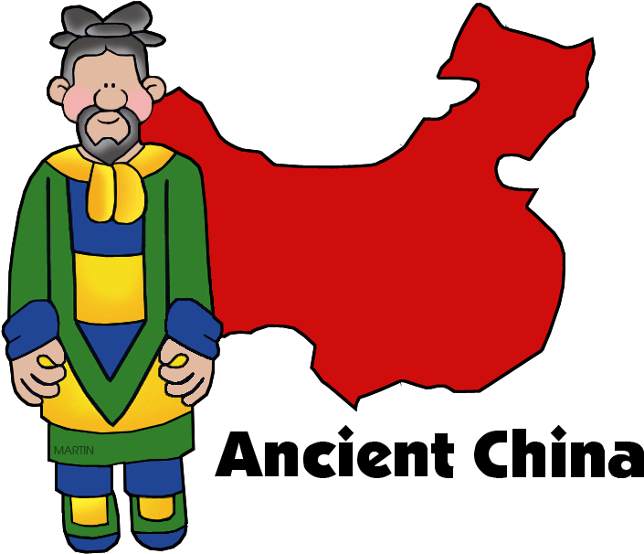 Map Of China - Ancient China Title Page Clipart (805x648), Png Download