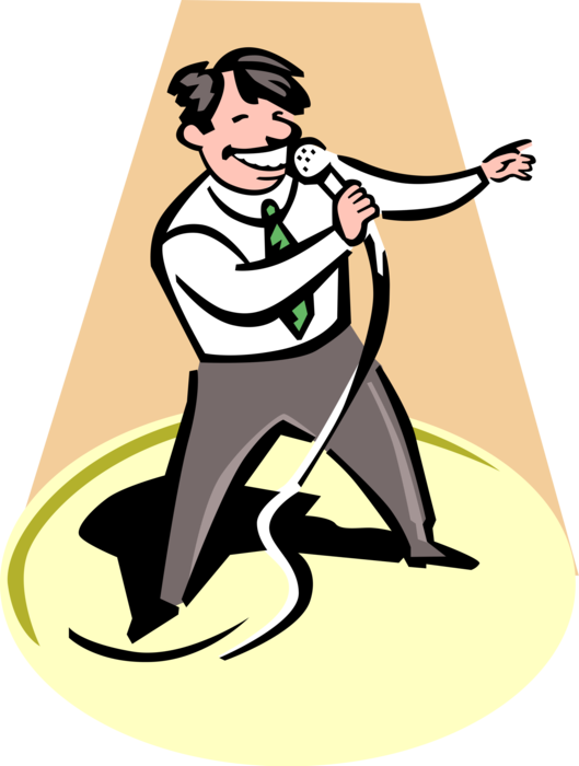 Entrepreneur Karaoke Performs Image - Sänger Clipart - Png Download (529x700), Png Download
