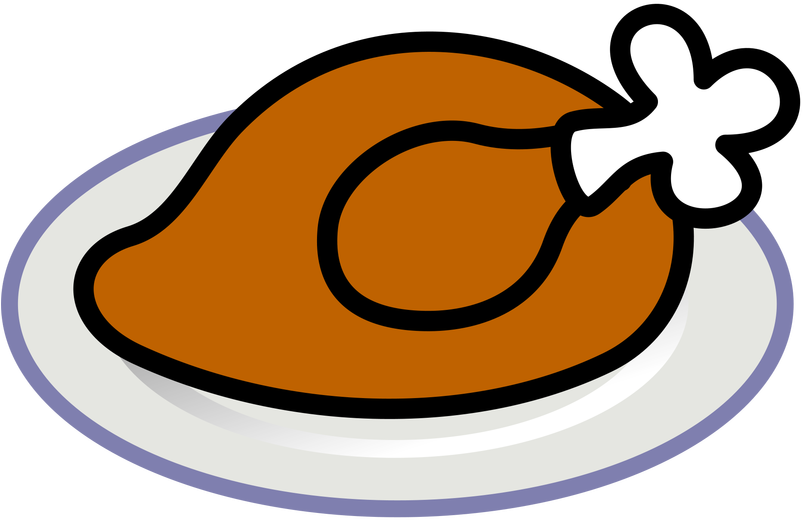 Symbol Thanksgiving - Talksense - Clip Art Cooked Turkey - Png Download (801x800), Png Download