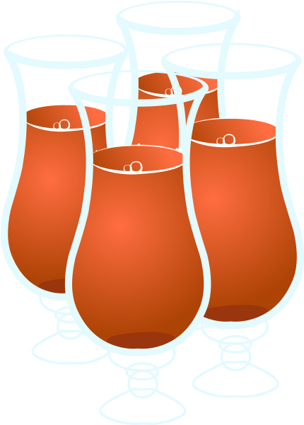 Strawberry Juice Orange Drink Orange Juice - Orange Drink Clipart (536x750), Png Download