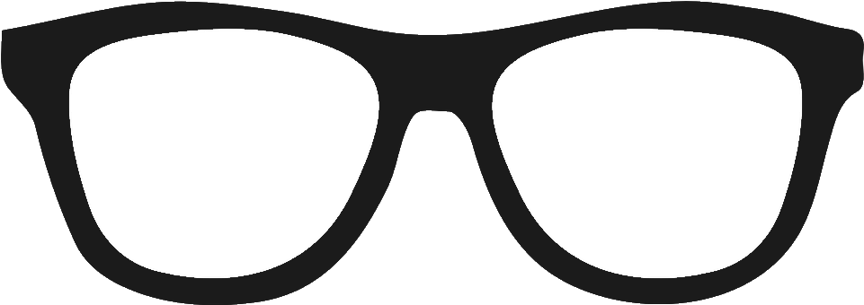 Glasses Clipart Black Eye - Gafas Dibujo - Png Download (960x480), Png Download
