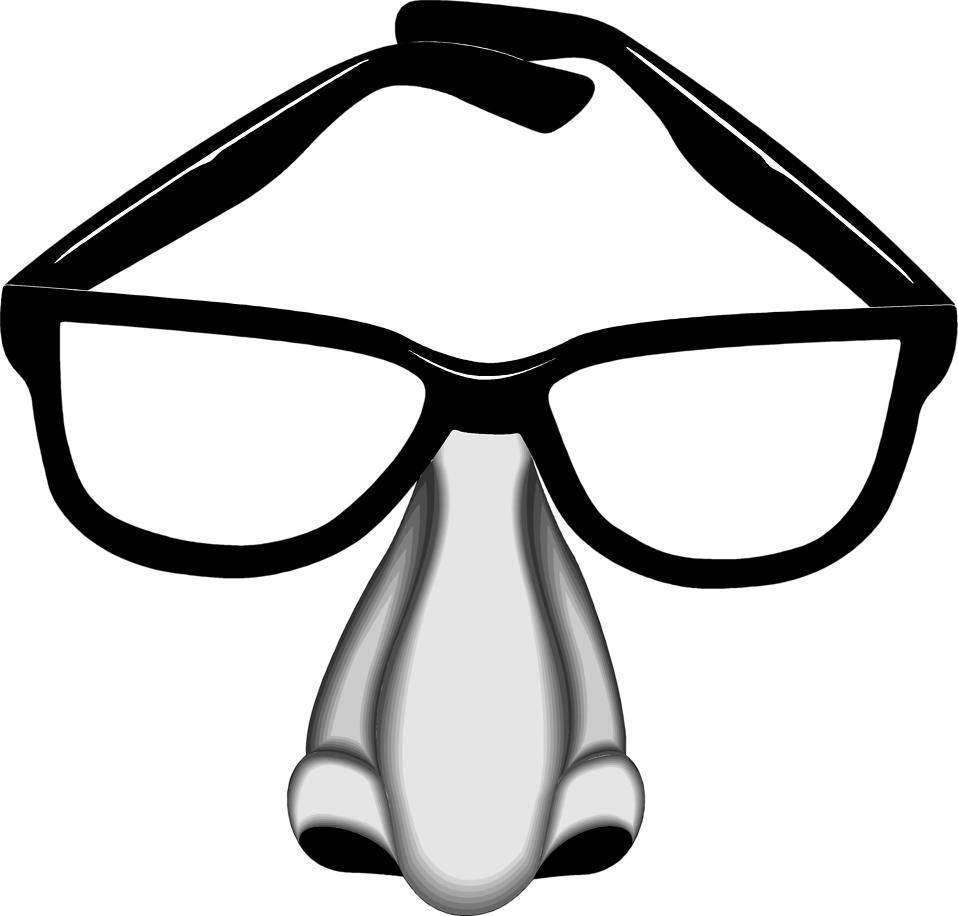 Glasses - Funny Glasses No Background Clipart (958x916), Png Download