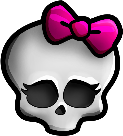 Skull Clipart Monster High - Monster High - Png Download (600x661), Png Download