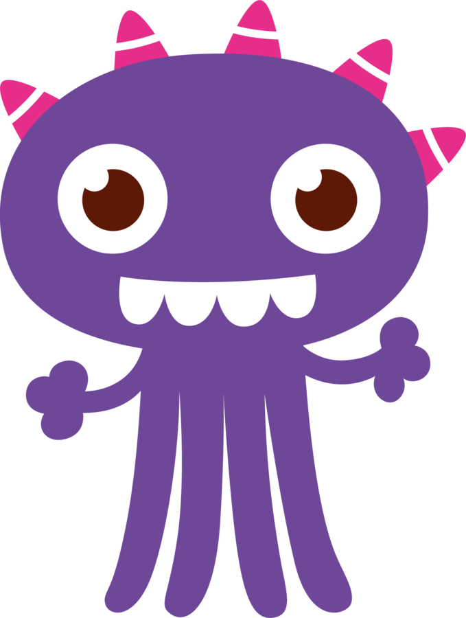 Embroidery Monsters - Infantiles Monstruos Clipart (679x900), Png Download