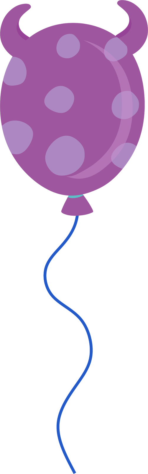María José Argüeso - Monster Balloon Clipart - Png Download (502x1600), Png Download