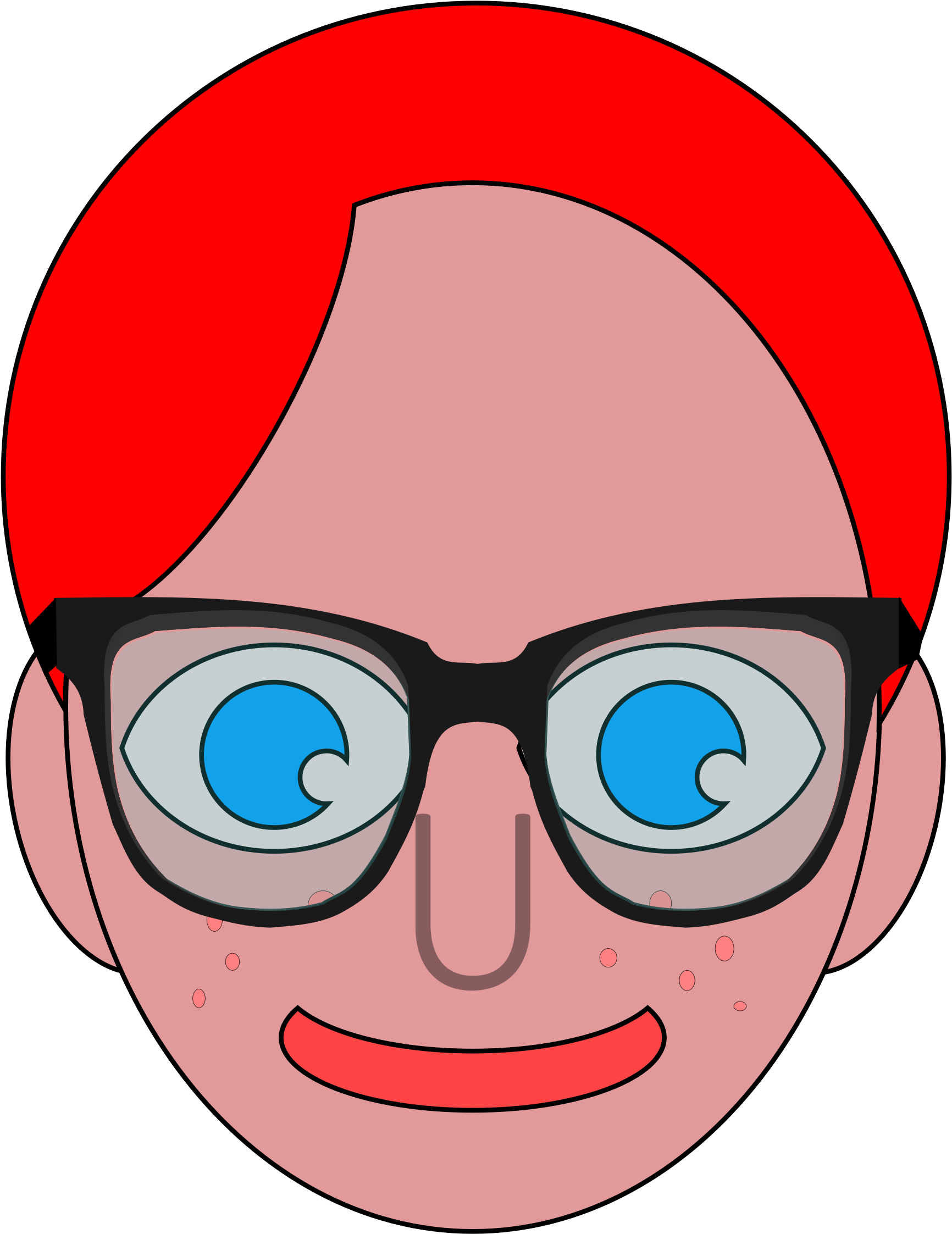 Big Image - Glasses Clipart (1920x2400), Png Download