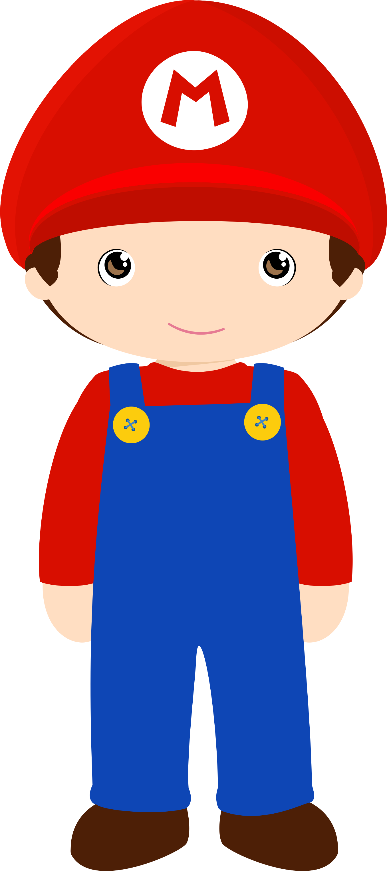Boy Costumes, Super Mario Bros, Monster High Dolls, - Mario Bros Minus Clipart (1356x3051), Png Download