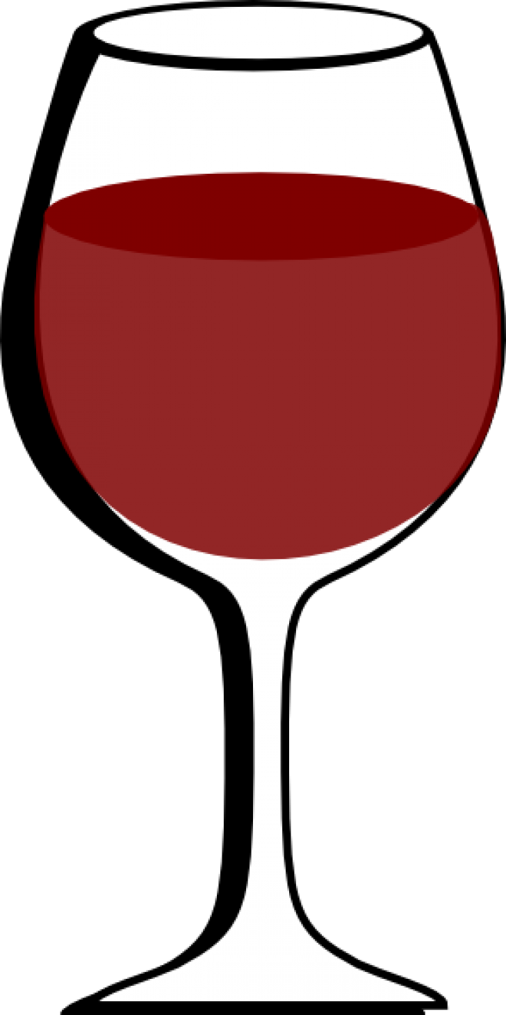 Wine Clip Art - Wine Glass Clipart Png Transparent Png (728x1460), Png Download