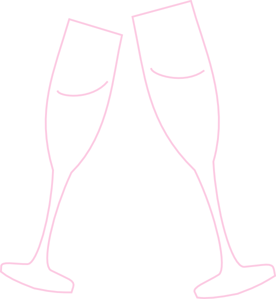 Champagne Baby Clip Art At Clker Com - White Champagne Glass Png Transparent Png (552x599), Png Download