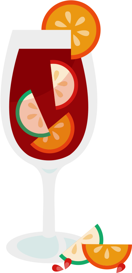 Wine Glass Pencil And - Sangria Clip Art - Png Download (1080x1022), Png Download