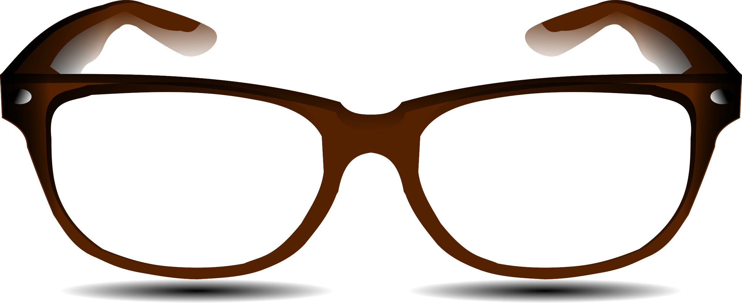 Glasses Clipart - Png Download (2400x981), Png Download