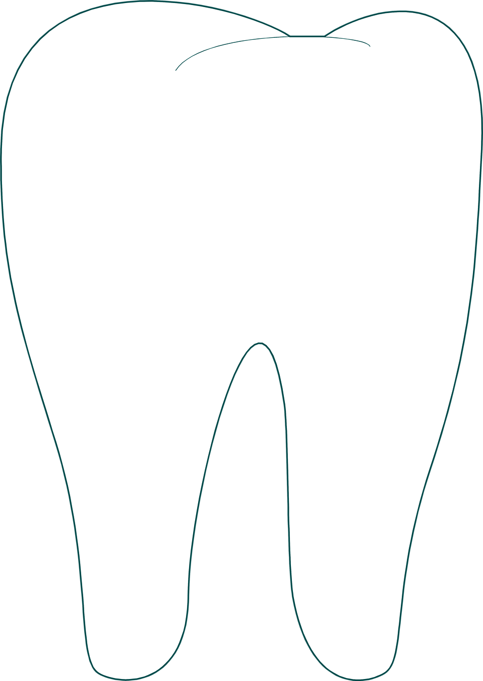 Source - - Tooth Clipart With Black Background - Png Download (958x1350), Png Download
