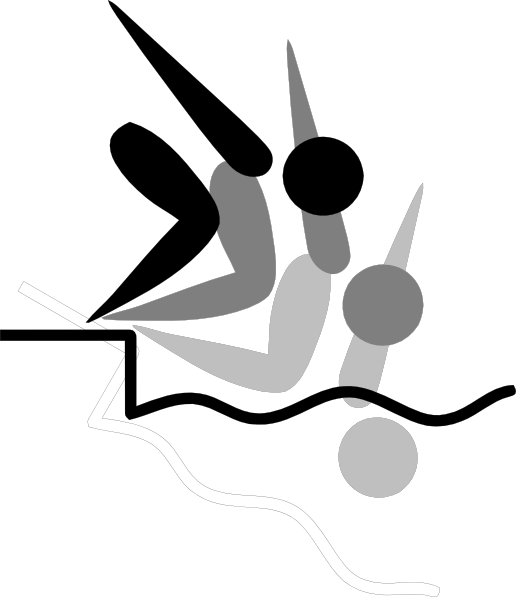 Diving Sport Drawing Clipart (516x597), Png Download