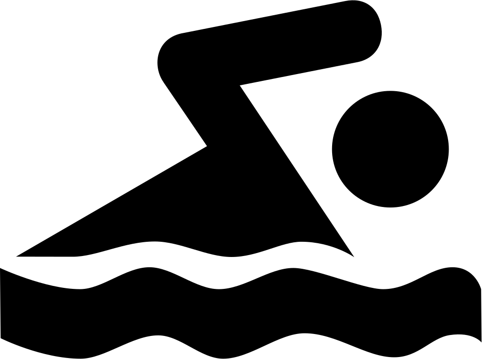 Clipart Person Swimming - Swimming Pool Icon Png Transparent Png (981x732), Png Download