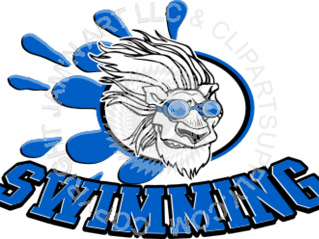 Lion Clipart Swimming - Png Download (640x480), Png Download