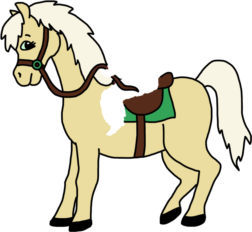 Boy On Personalized Christmas Ornament Mandys Moon - Cartoon Girl Horse Clipart (1000x1000), Png Download