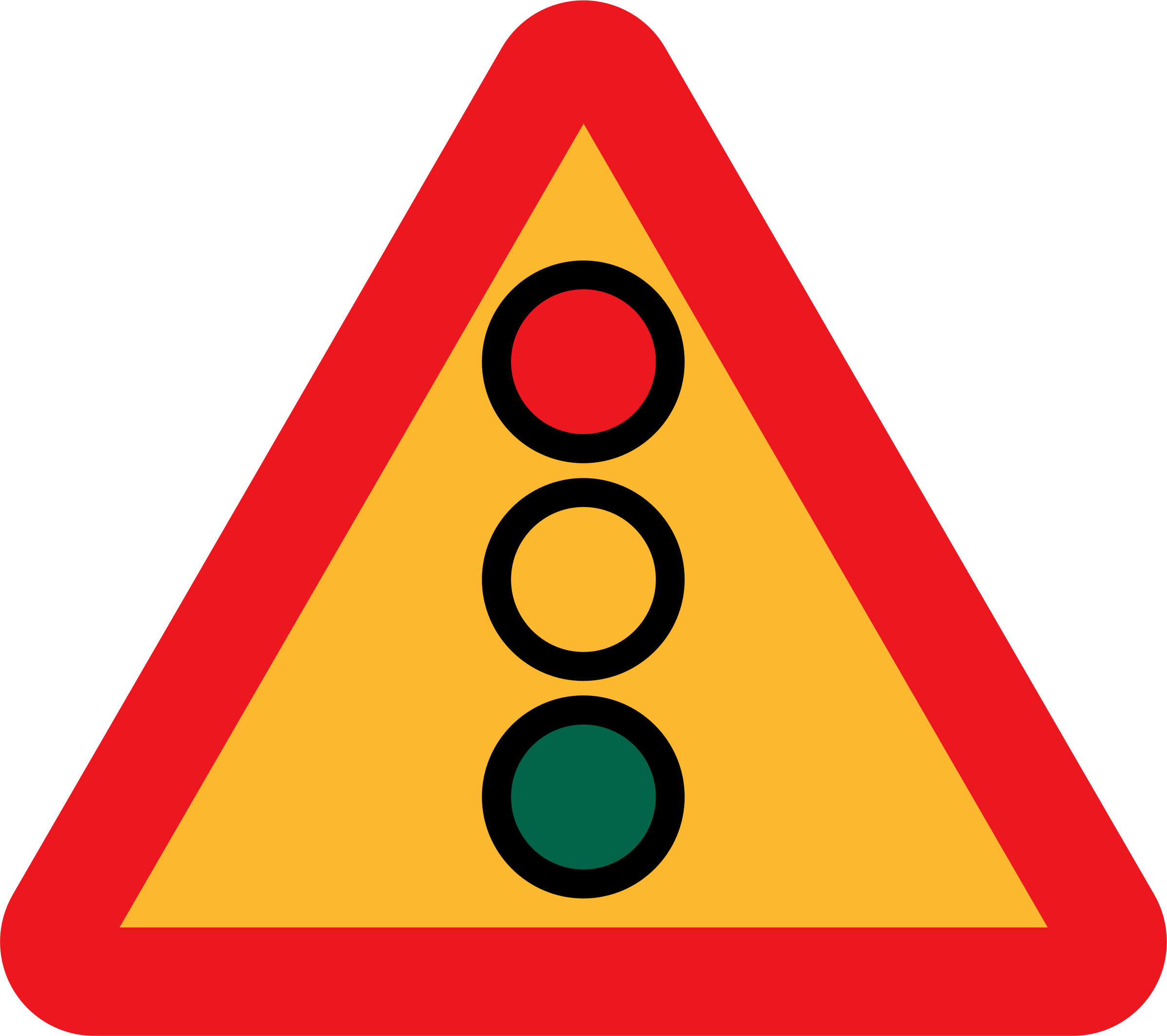 Traffic Light Traffic Sign Computer Icons - Traffic Light Signal Ahead Clipart (845x750), Png Download