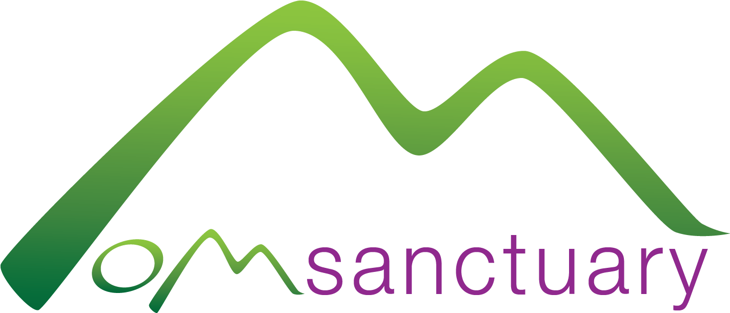Om Sanctuary Holistic Retreat Clipart (1423x630), Png Download