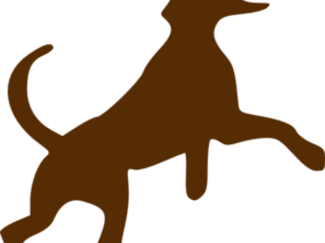 Dog Silhouette Clip Art - Png Download (640x480), Png Download