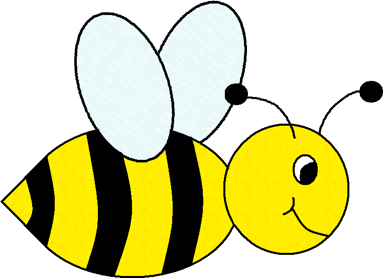 Free Clipart Of Bumble Bees - Free Clip Art Bee - Png Download (813x587), Png Download