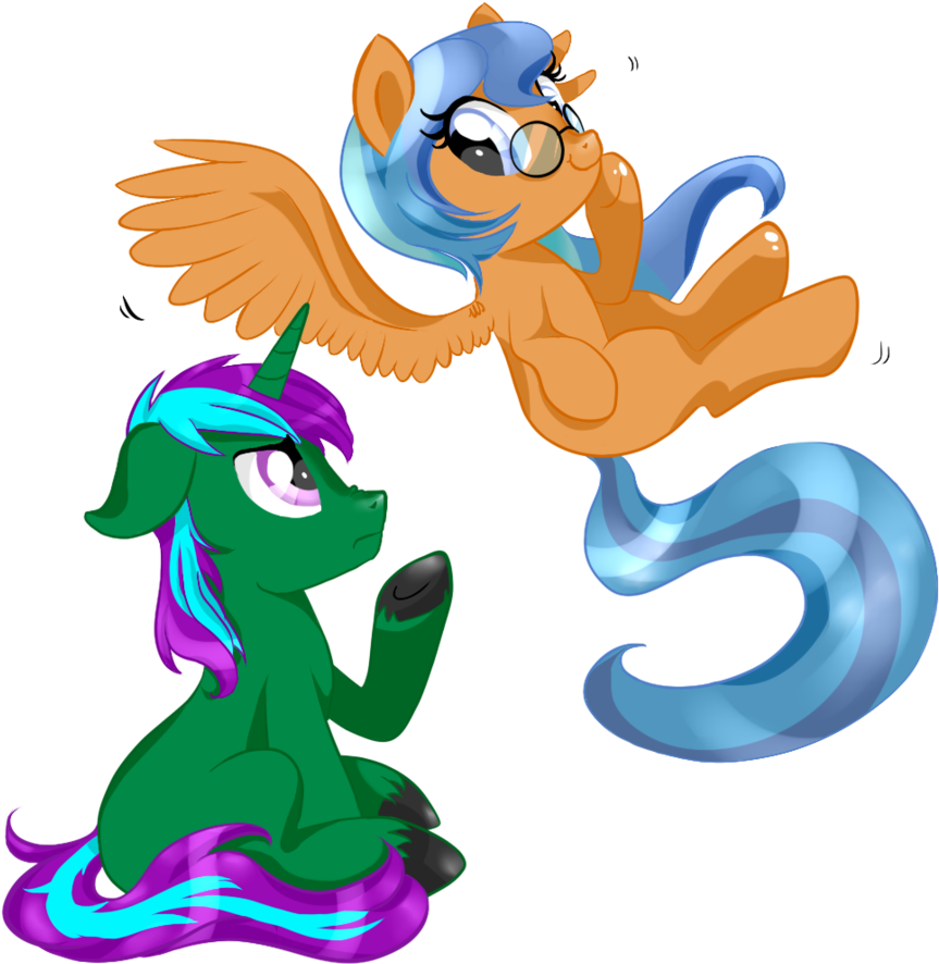 Elimicho, Floppy Ears, Flying, Glasses, Nose Wrinkle, - Cartoon Clipart (894x894), Png Download