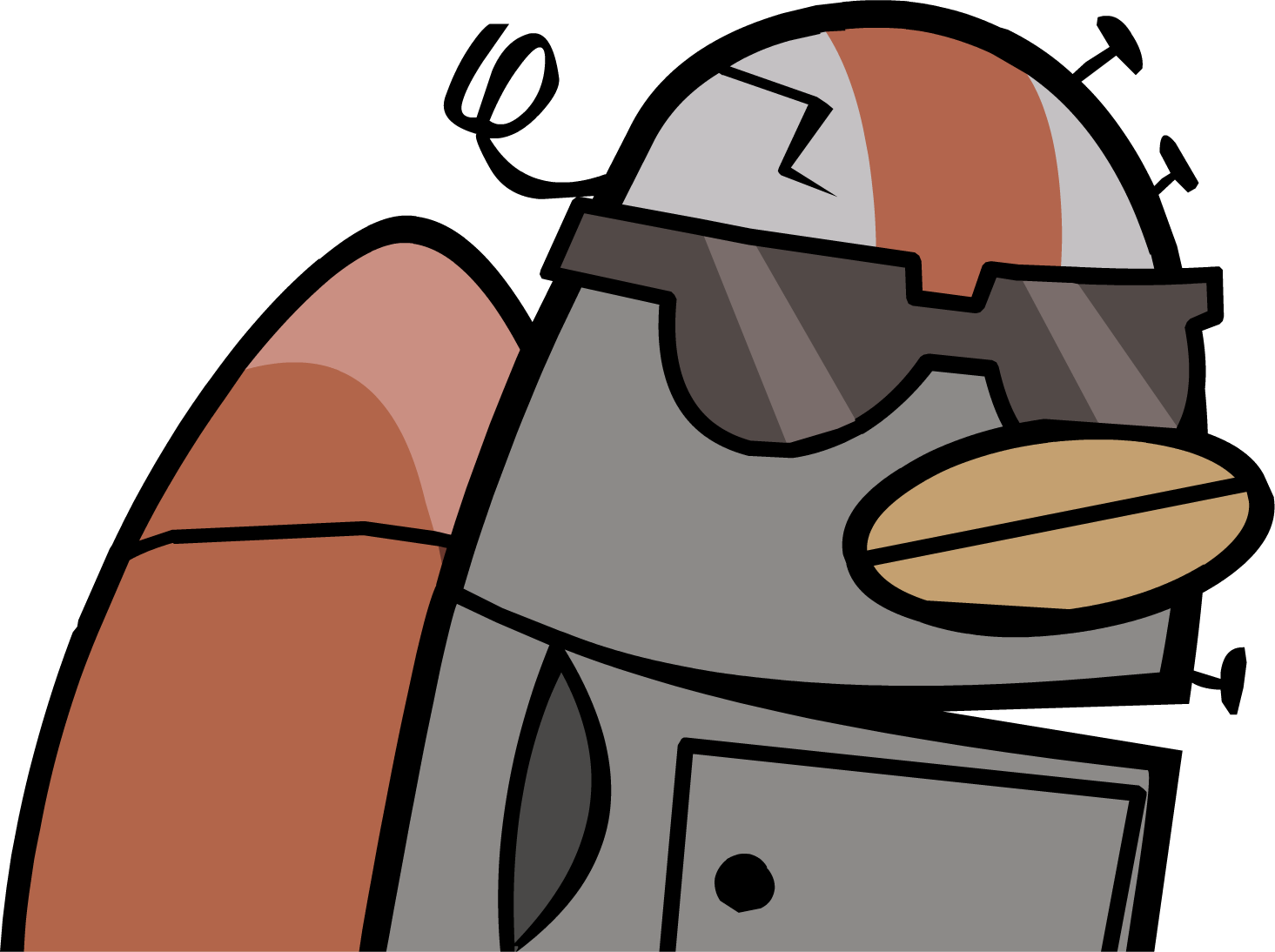 Sys Jetbot Defeated Clipart (1465x1094), Png Download