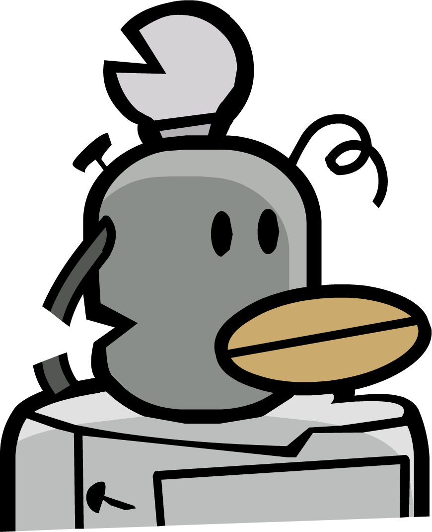Sys Wheelbot Defeated Clipart (870x1070), Png Download