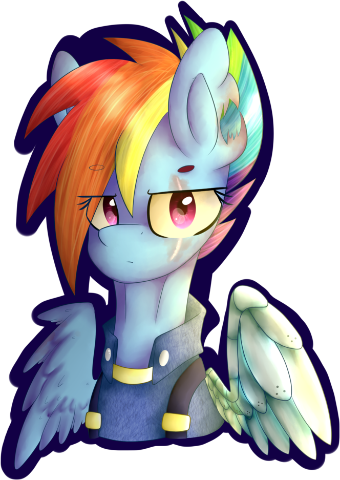 Clip Art Free Stock Alternate Timeline Dash - Rainbow Dash - Png Download (724x1024), Png Download